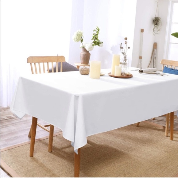 Other - NWT 60x84 White Tablecloth